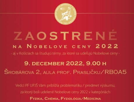 ZAOSTRENÉ na Nobelove ceny 2022