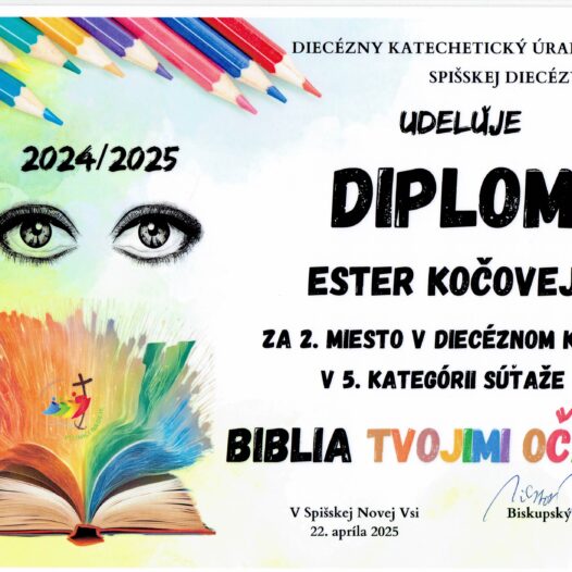 Postup do celoštátneho kola v súťaži Biblia tvojimi očami