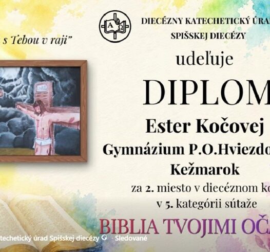 BIBLIA TVOJIMI OČAMI &ndash; dvojn&aacute;sobn&yacute; postup do celoslovensk&eacute;ho kola