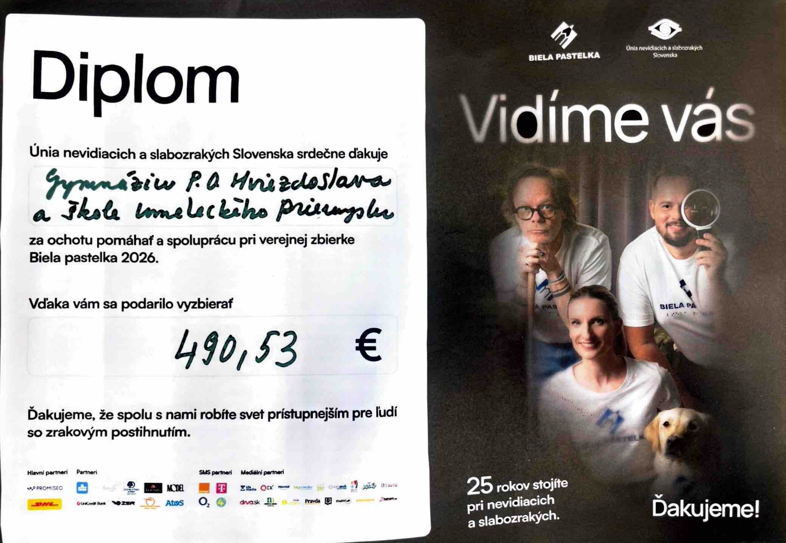 Biela pastelka 2026 – ďakujeme za pomoc